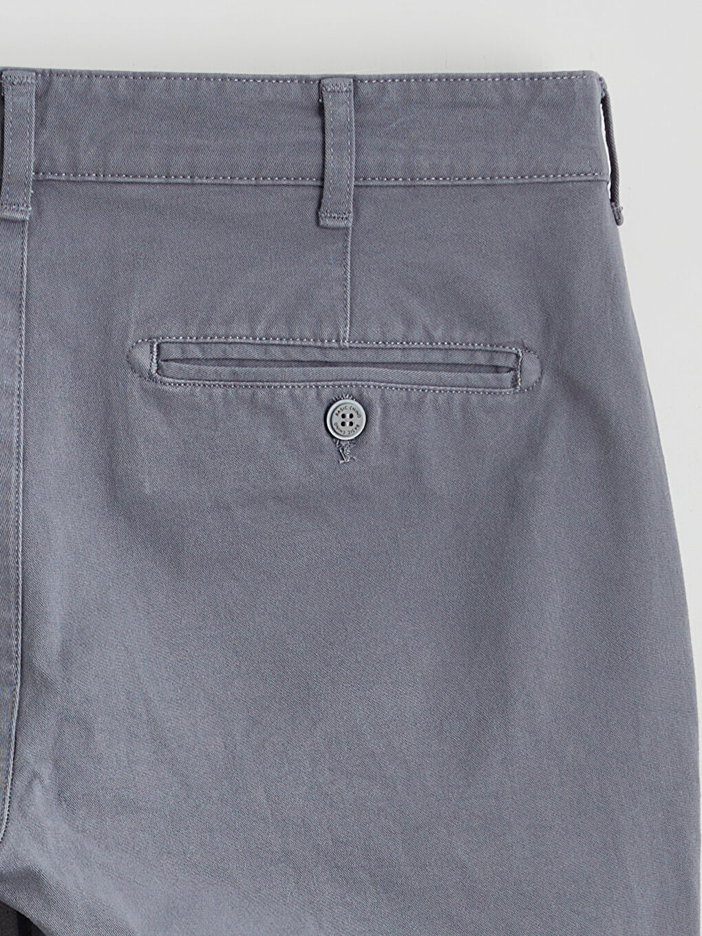 Gri Dar Kalıp Erkek Chino Pantolon-6