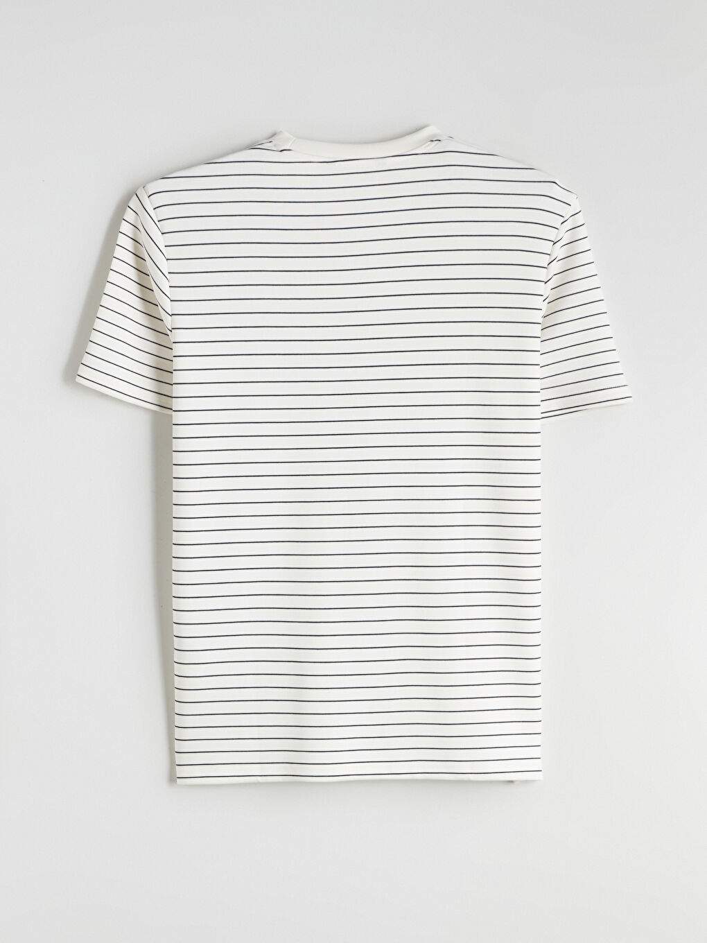 Crew Neck Striped Men's T-Shirt-5