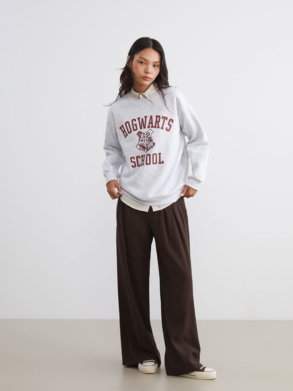 Woman GREY Sweatshirt-1