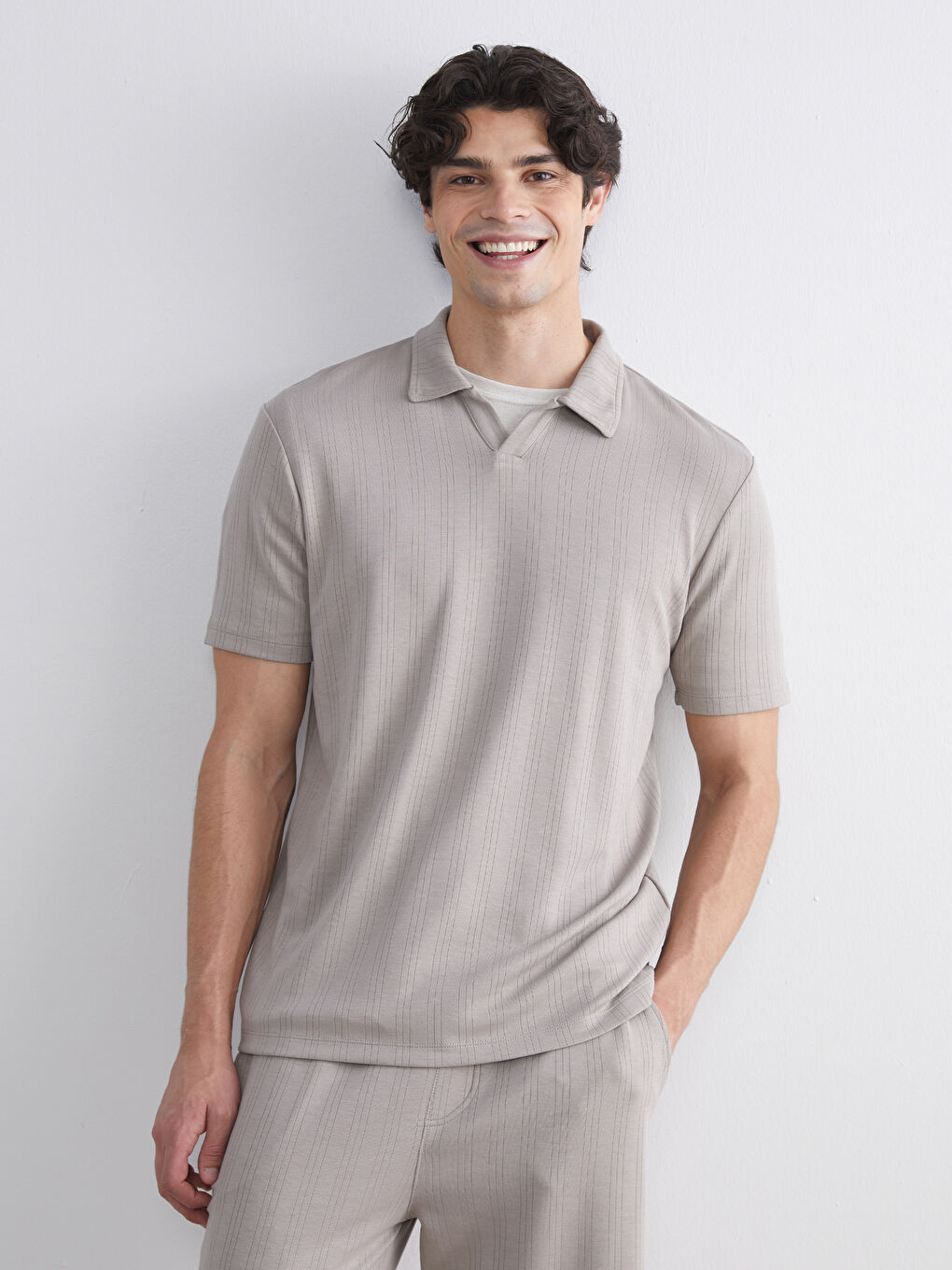 Men's Polo Neck T-Shirt