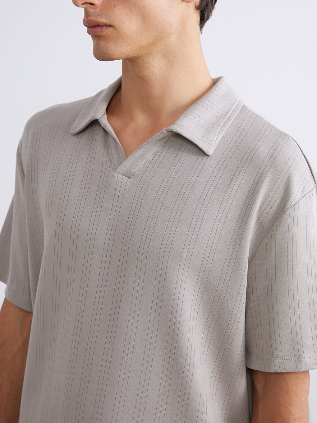 Men's Polo Neck T-Shirt-4