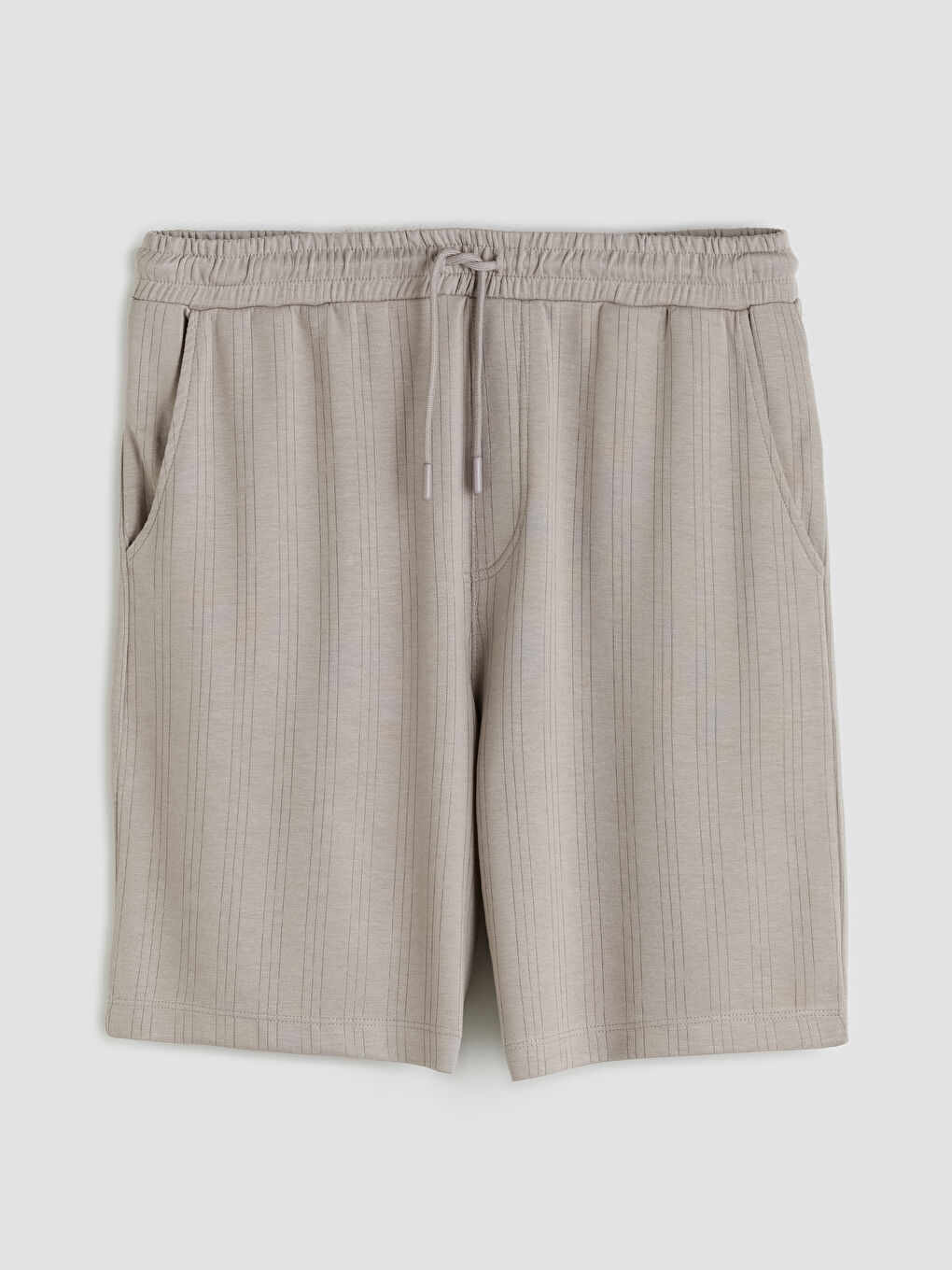 Bej Standart Kalıp Erkek Şort-8