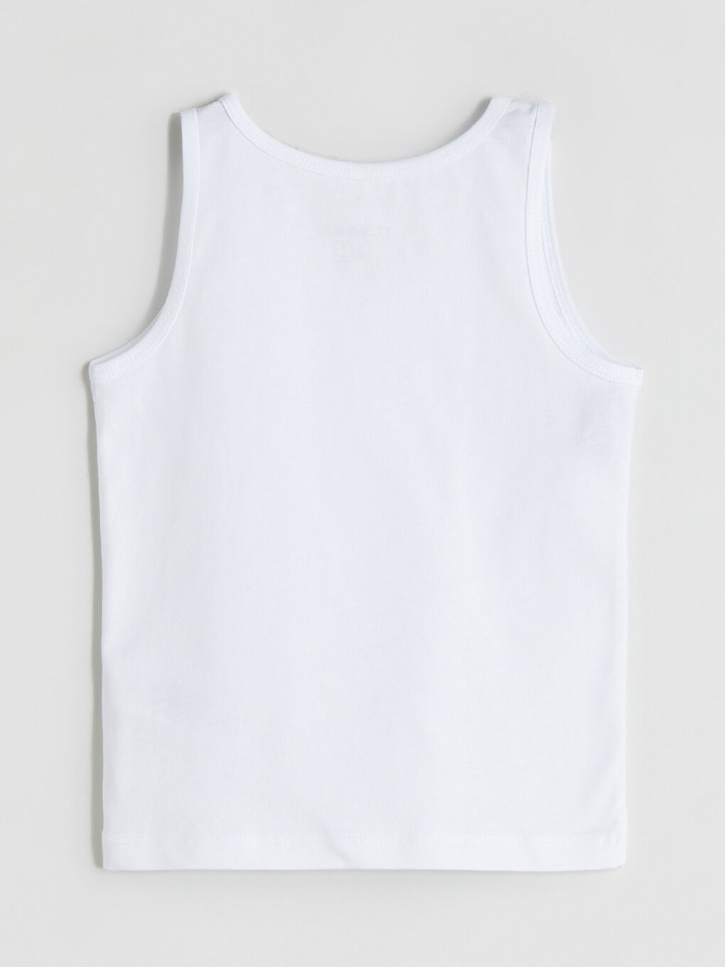 Beyaz Bisiklet Yaka Erkek Çocuk Atlet 3'lü-7