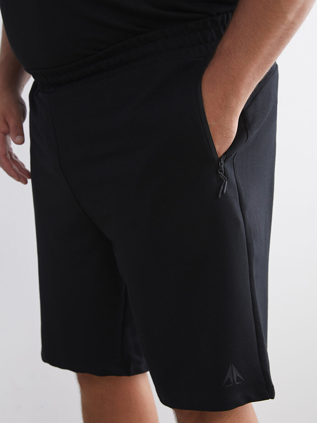 Man BLACK Active Shorts-2