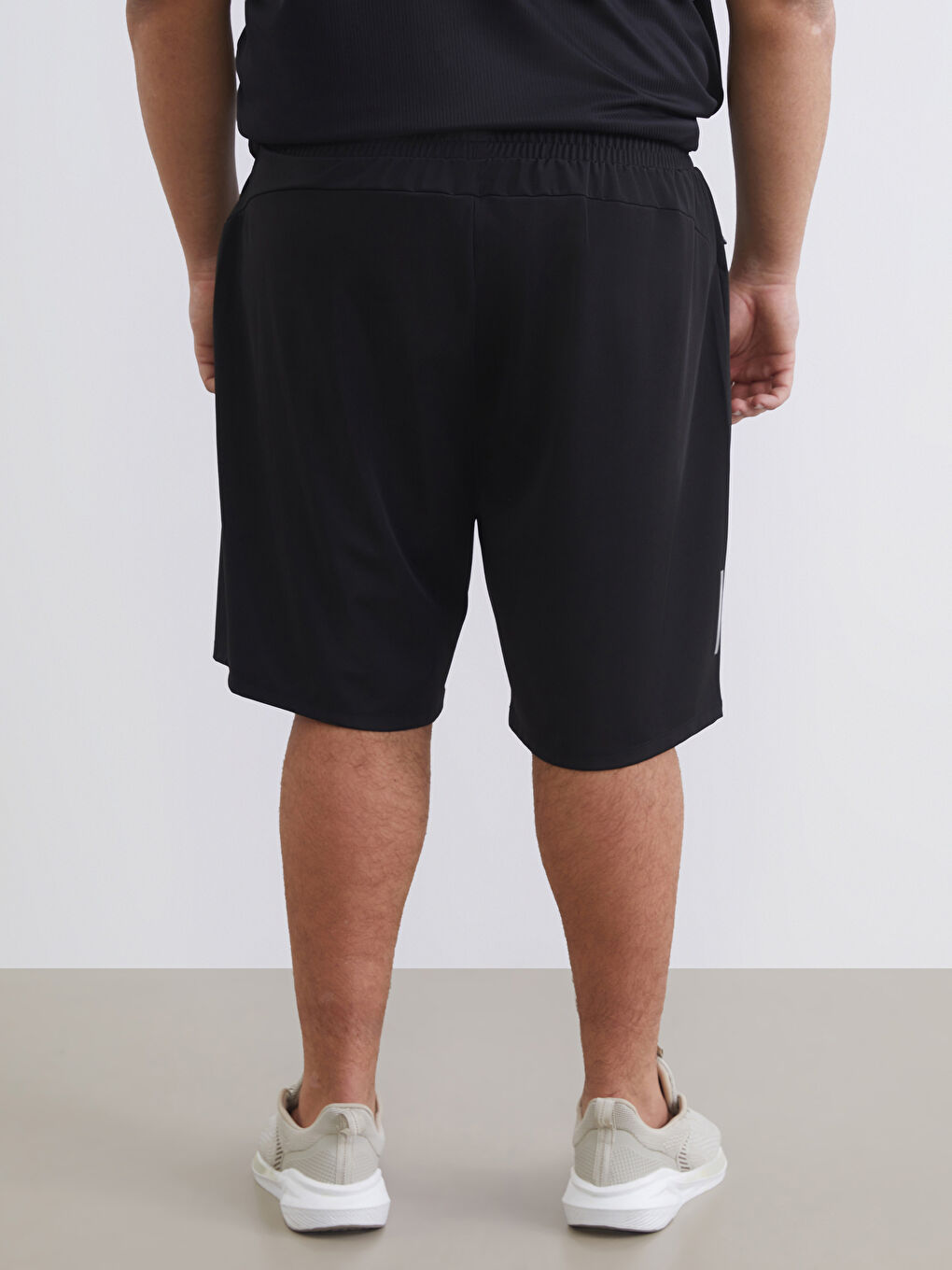 Büyük Beden Beli Lastikli Erkek Spor Şort-7