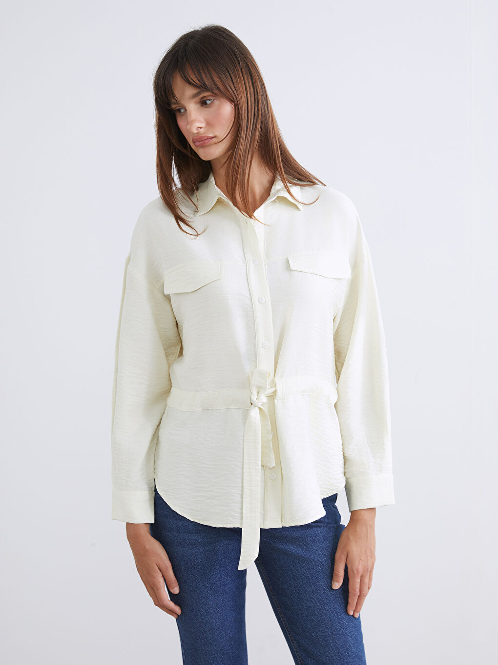 Sashed Women's Shirt
