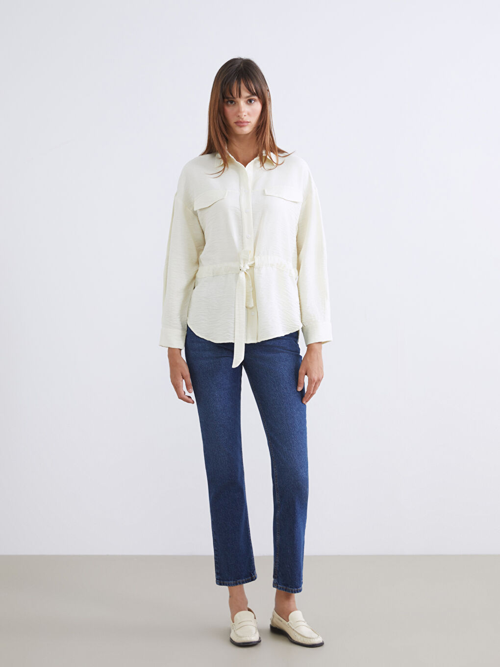 Sashed Women's Shirt-1