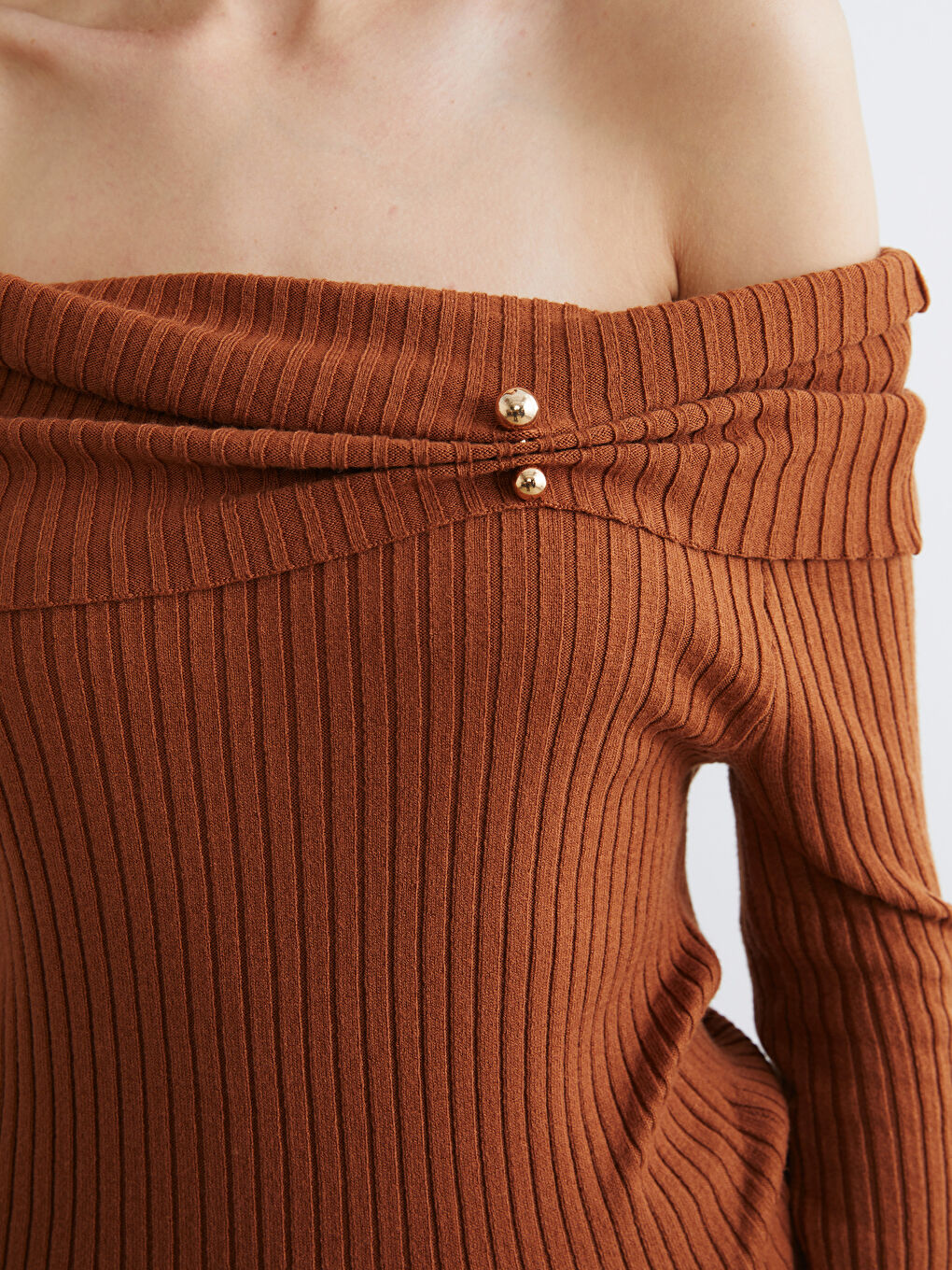 Woman BROWN Sweater-2