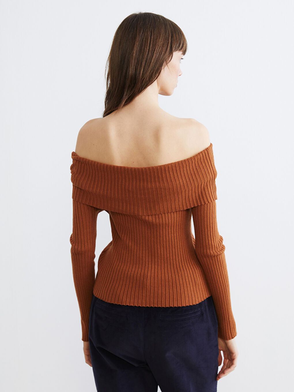 Woman BROWN Sweater-3