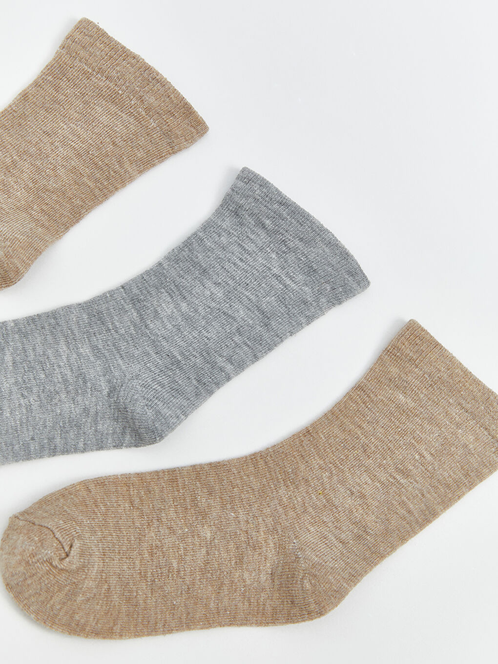 Karışık Basic Erkek Çocuk Soket Çorap 3'lü-1