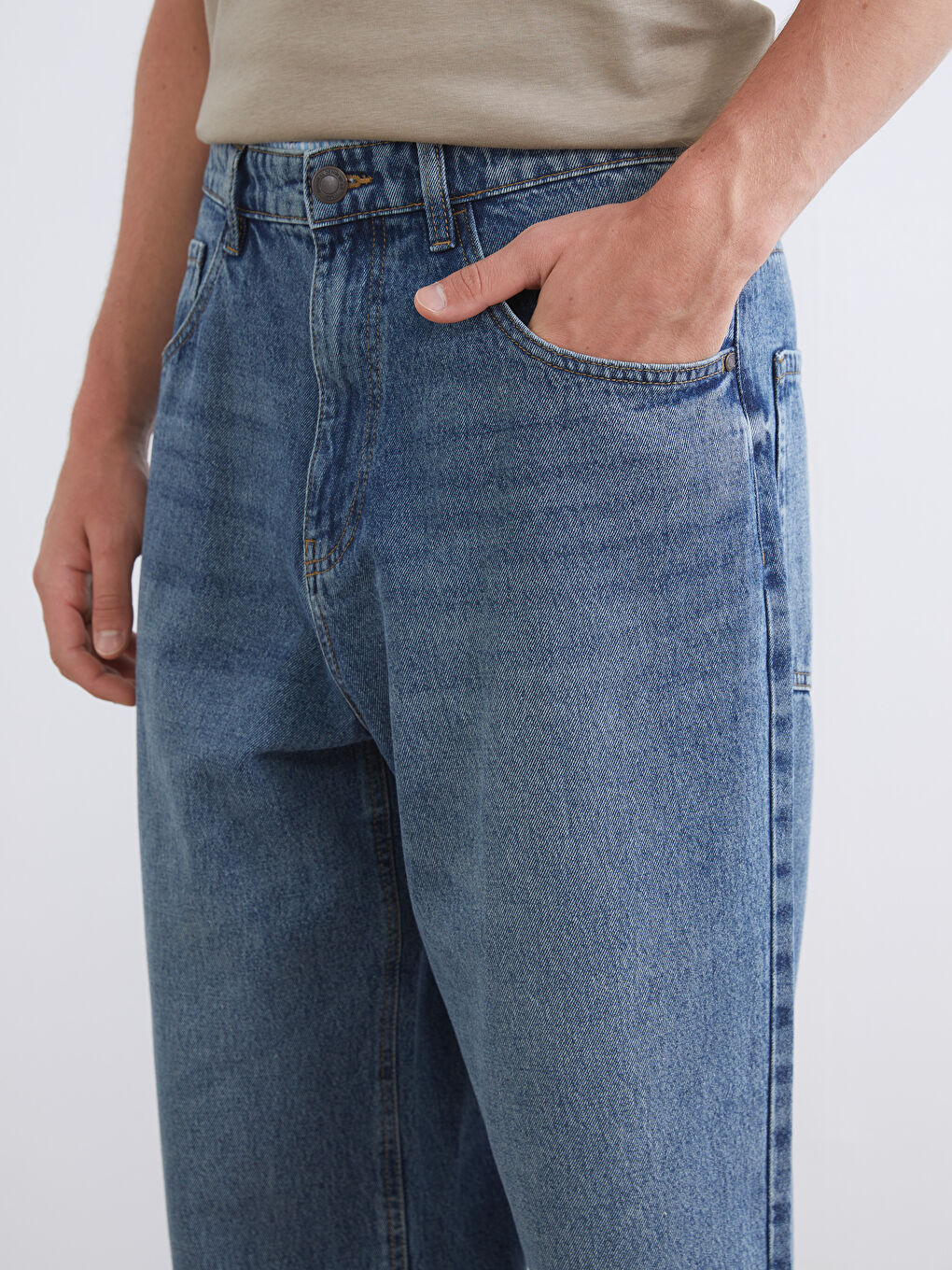 Джинсы мужские мешковатого кроя-2