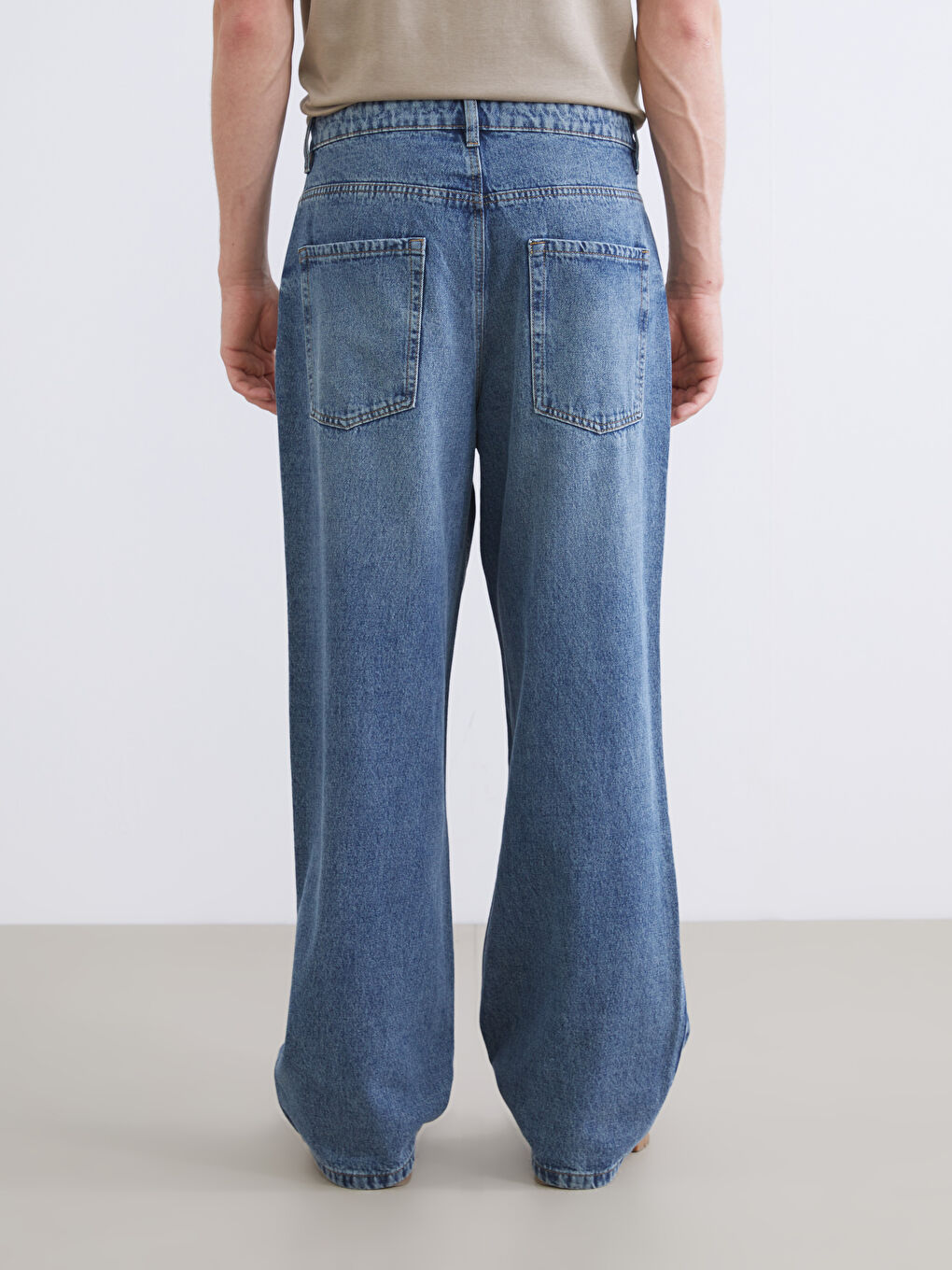 Джинсы мужские мешковатого кроя-3