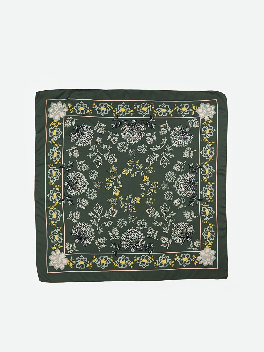 Haki Desenli Kadın Bandana-1