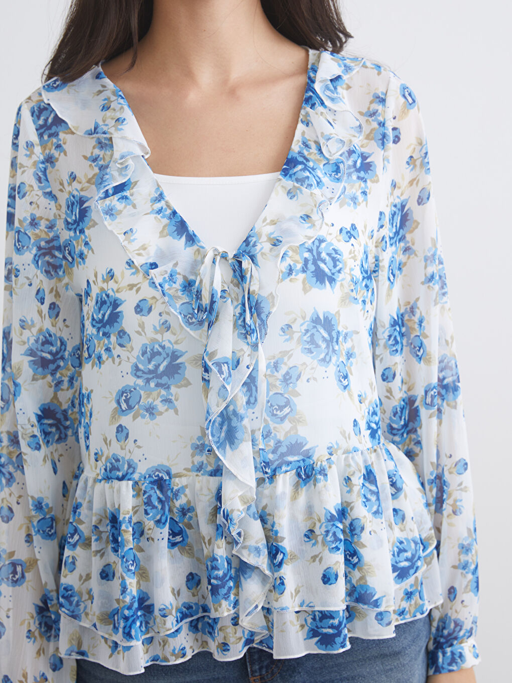 Woman BLUE Blouse-2