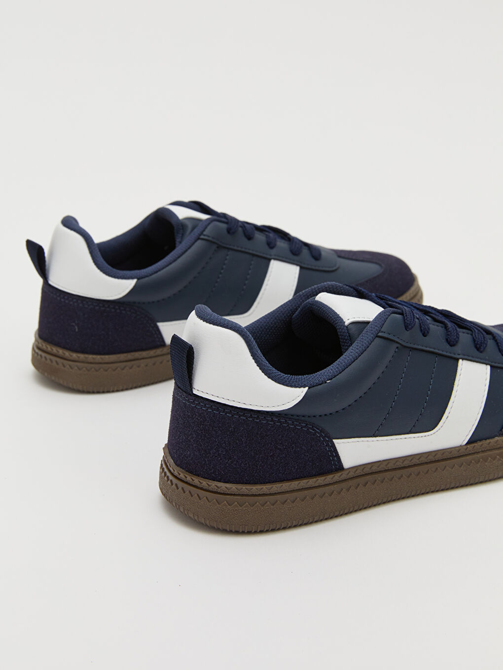 Lacivert Bağcıklı Erkek Çocuk Spor Ayakkabı-4