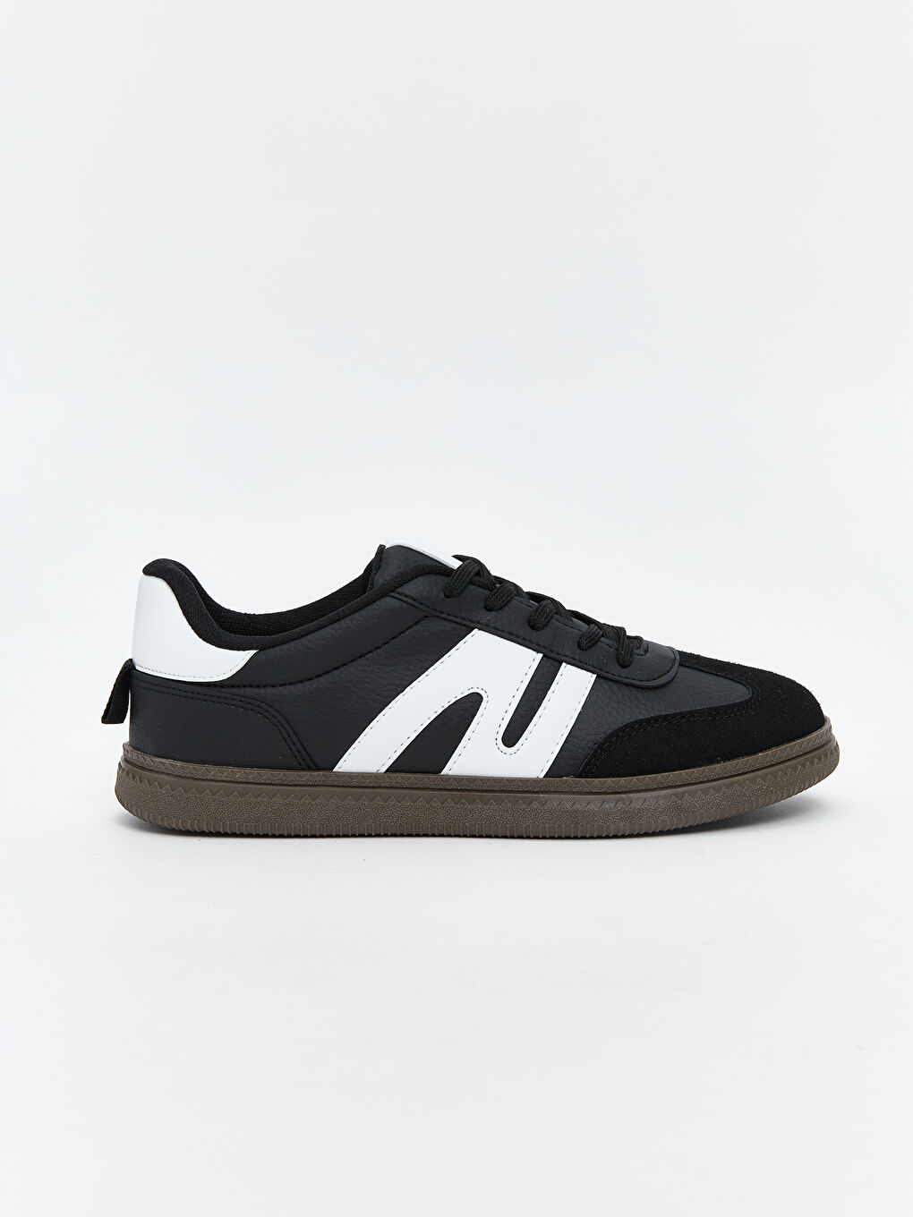 Siyah Bağcıklı Kız Çocuk Spor Ayakkabı-1