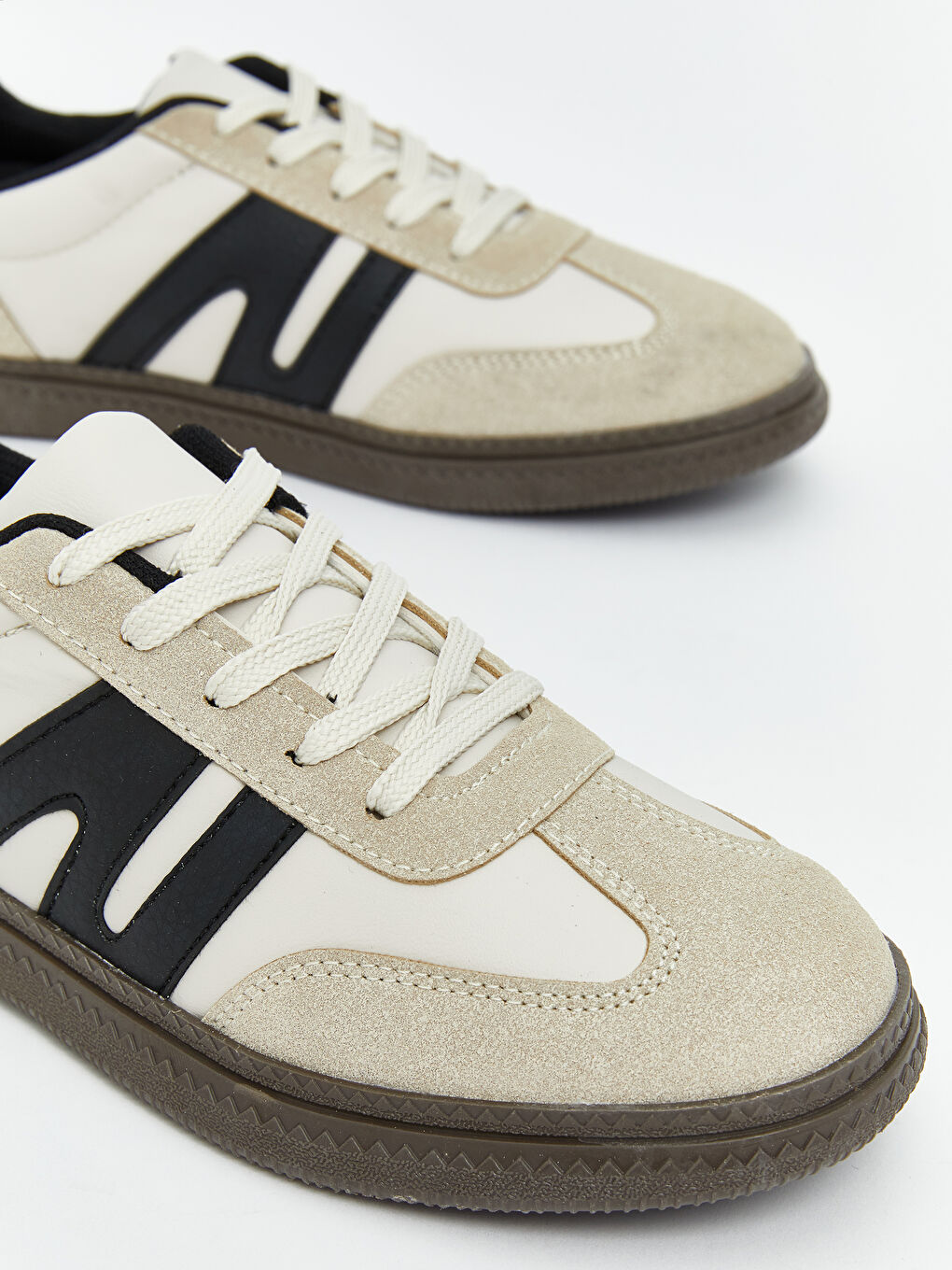 Bej Bağcıklı Kız Çocuk Spor Ayakkabı-2