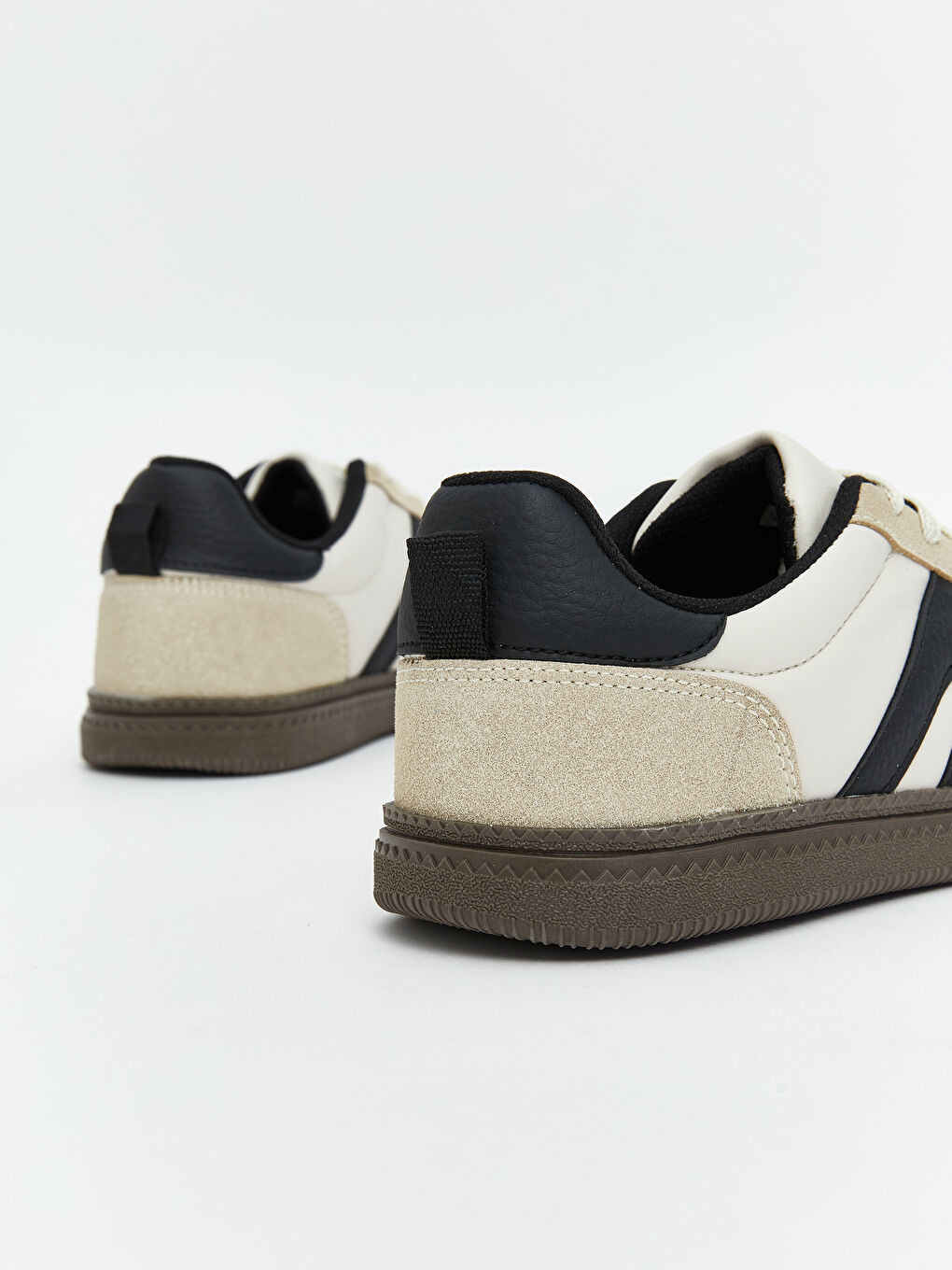 Bej Bağcıklı Kız Çocuk Spor Ayakkabı-4