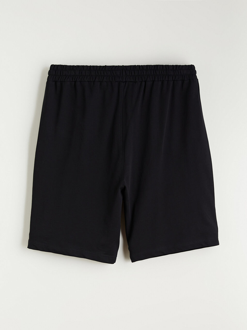 Siyah Büyük Beden Standart Kalıp Erkek Şort-5