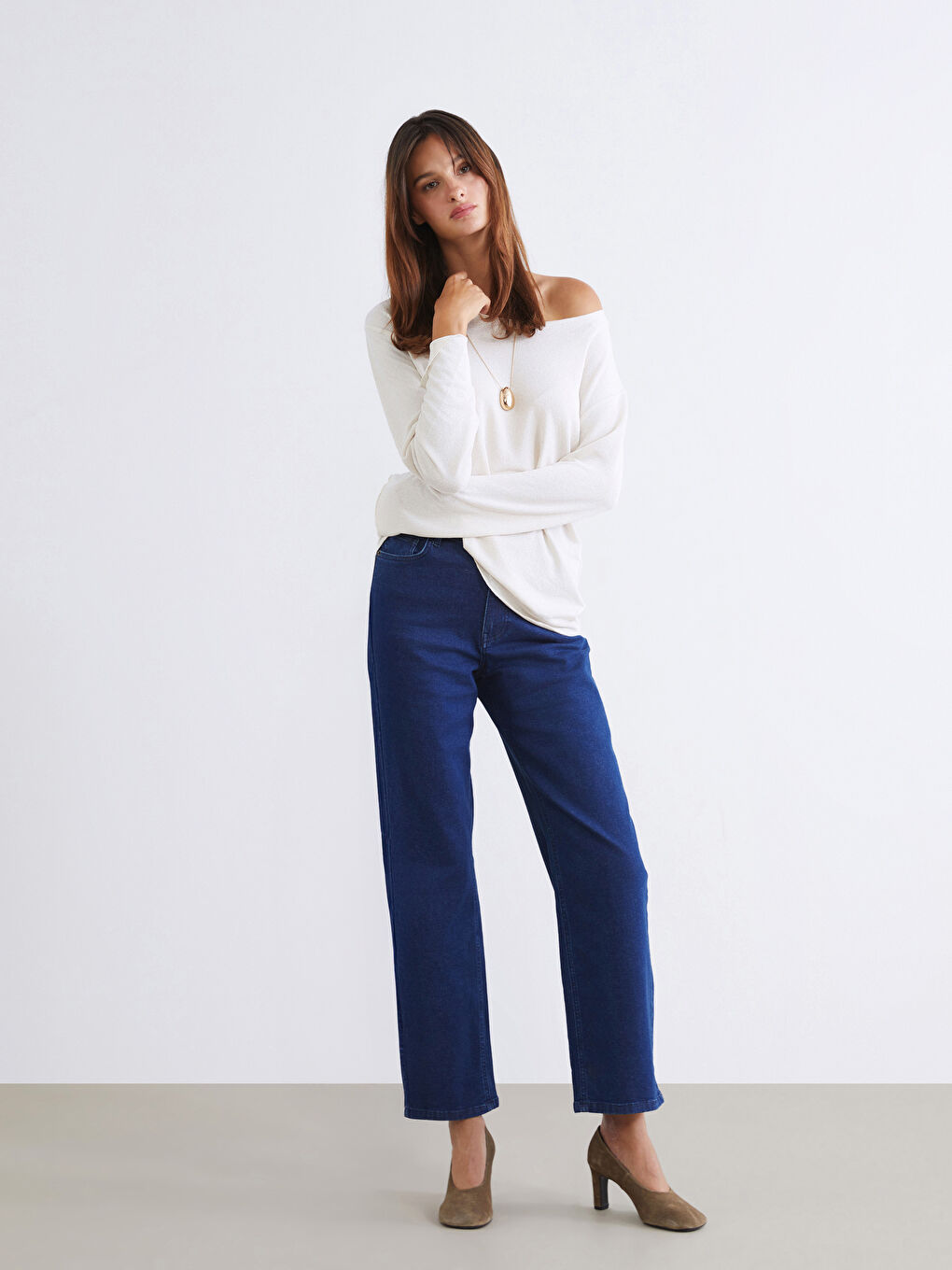 Mavi Baggy Fit Kadın Jean Pantolon