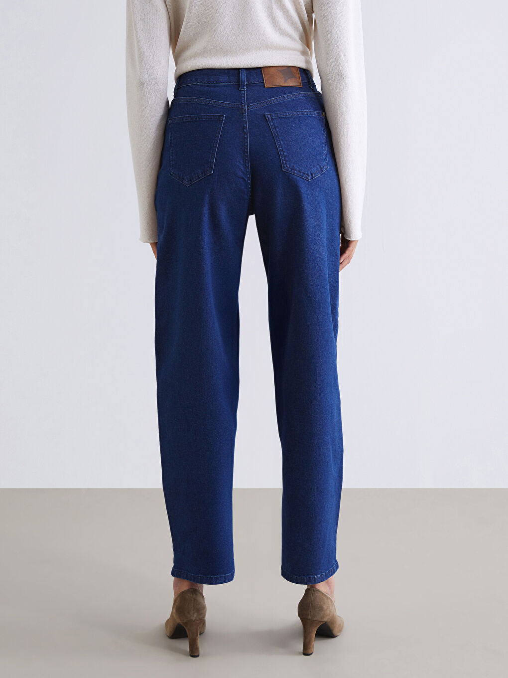 Mavi Baggy Fit Kadın Jean Pantolon-3