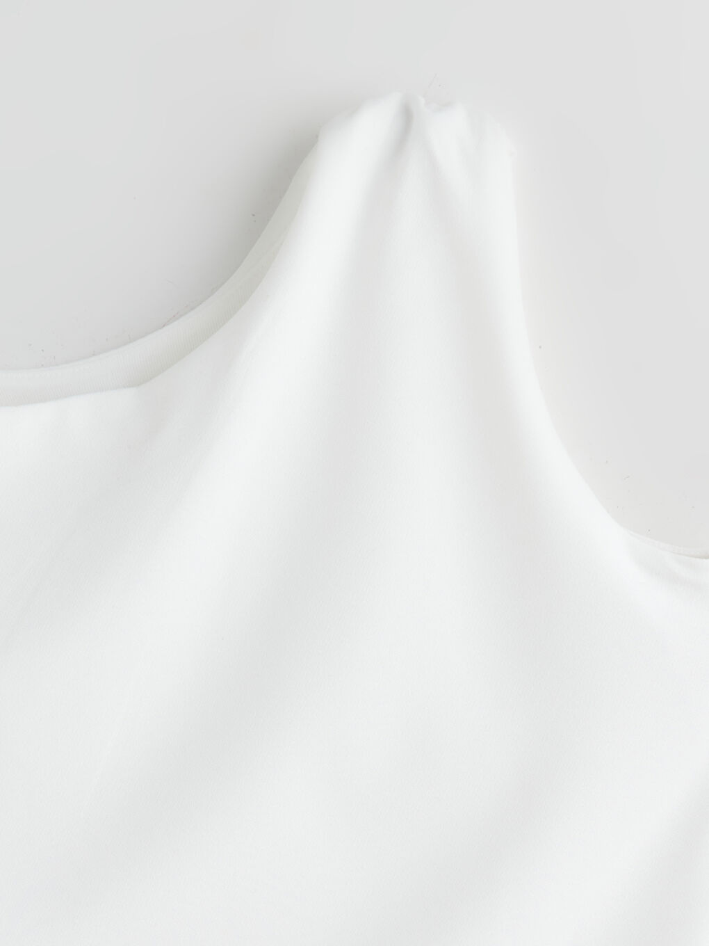 Ekru Büzgülü Kız Çocuk Abiye Elbise-4