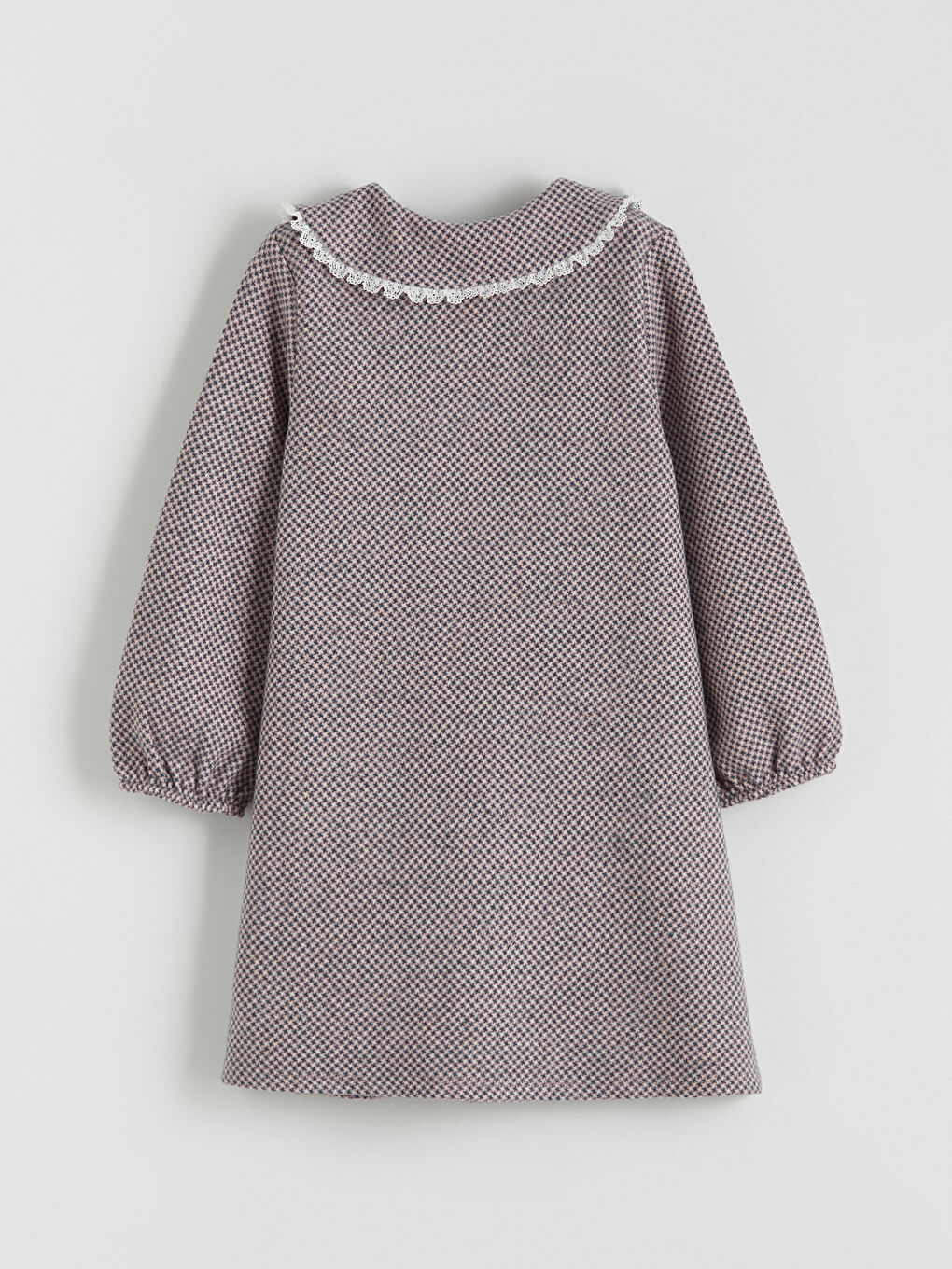 Yeşil Bebe Yaka Kız Bebek Elbise-2