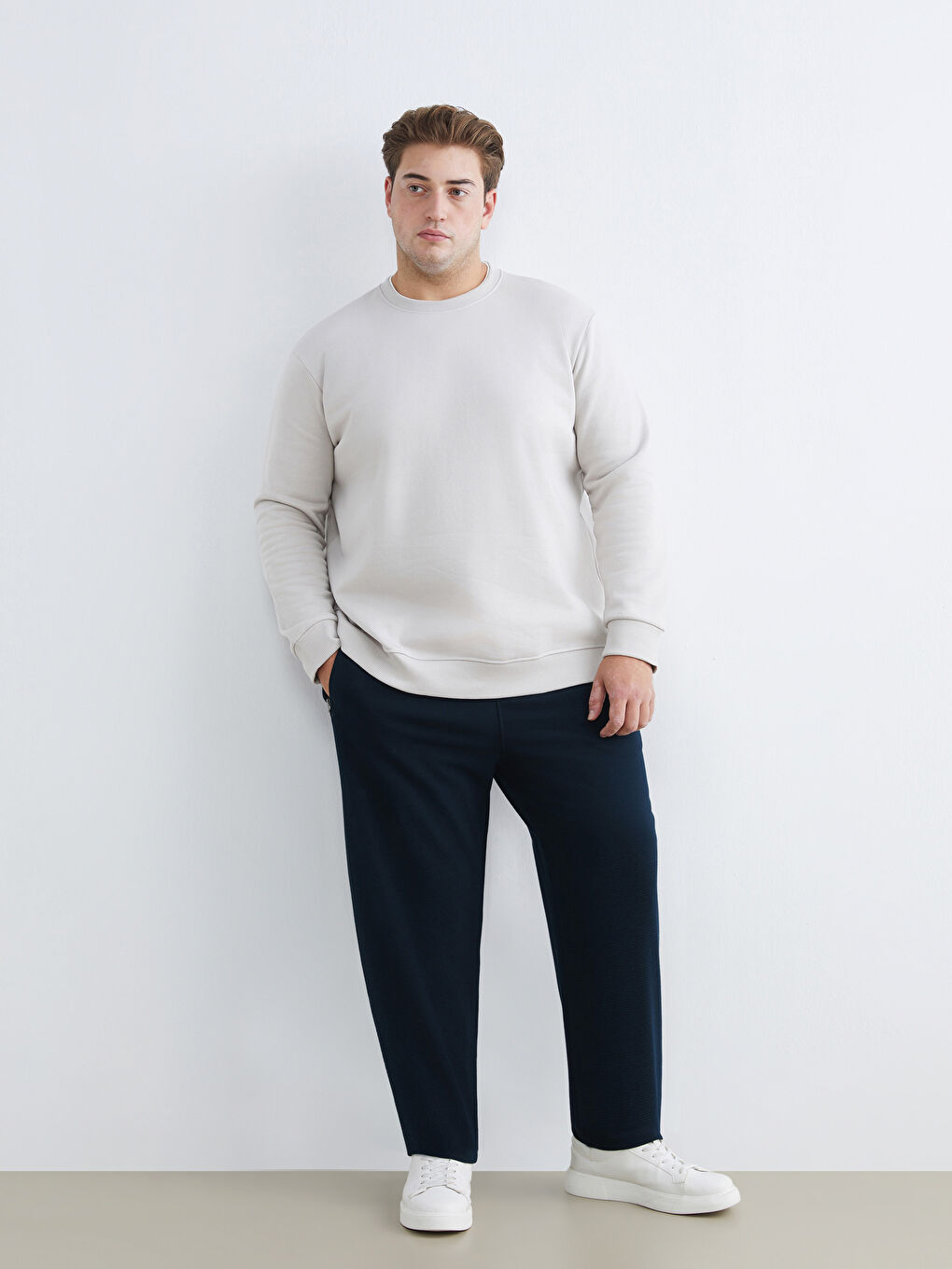 Lacivert Standart Kalıp Erkek Eşofman Altı