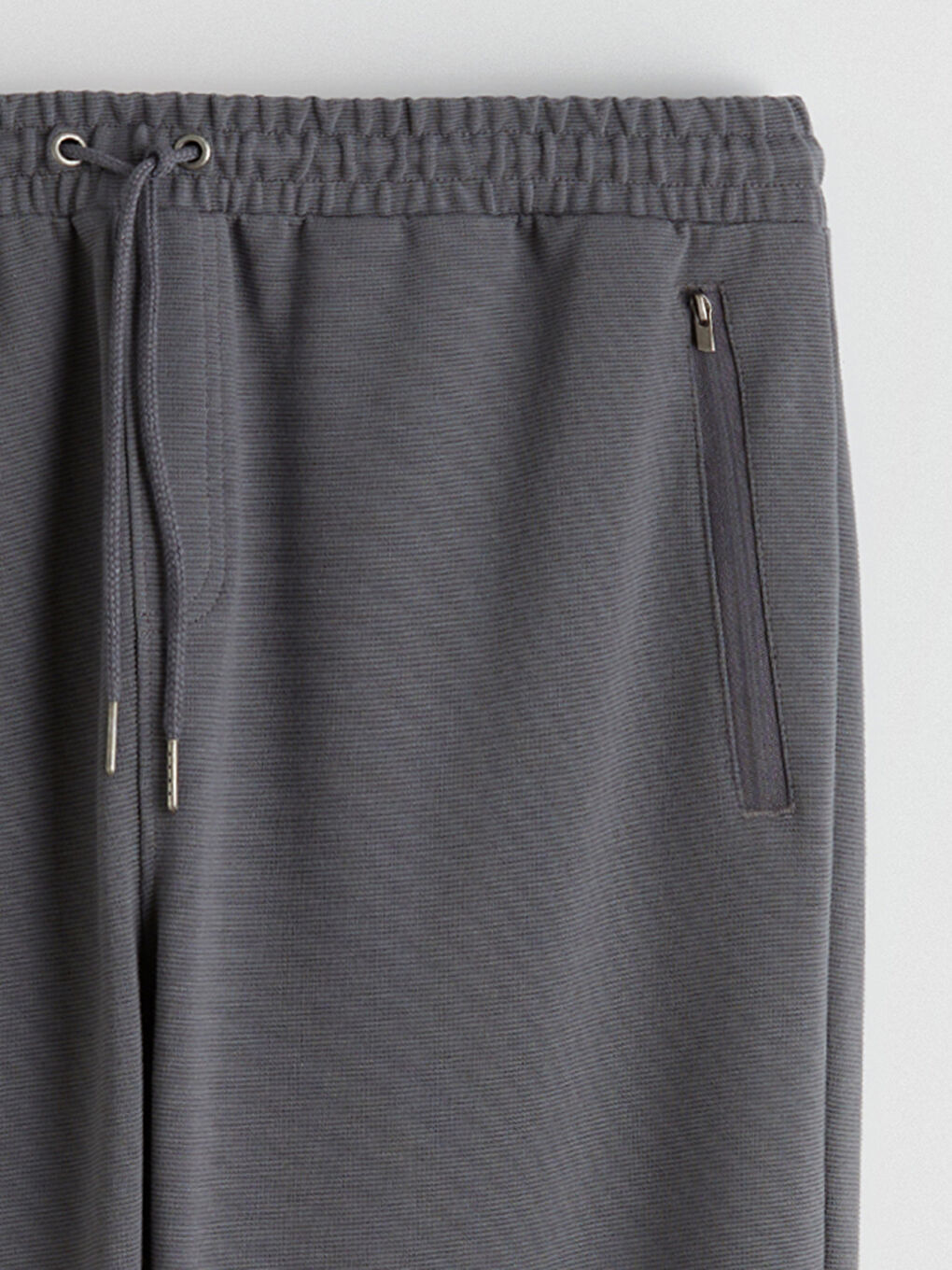 Gri Standart Kalıp Erkek Eşofman Altı-5