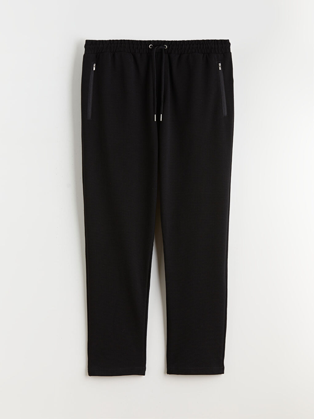 Siyah Standart Kalıp Erkek Eşofman Altı-4