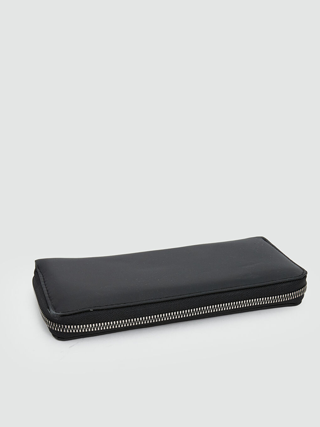 Siyah Deri Görünümlü Kadın Cüzdan-1