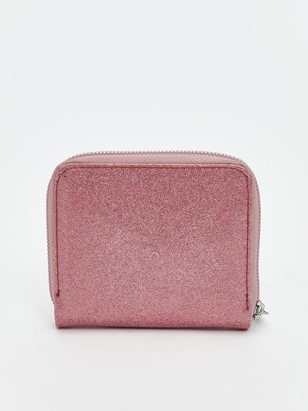 Pembe Fermuarlı Kadın Cüzdan