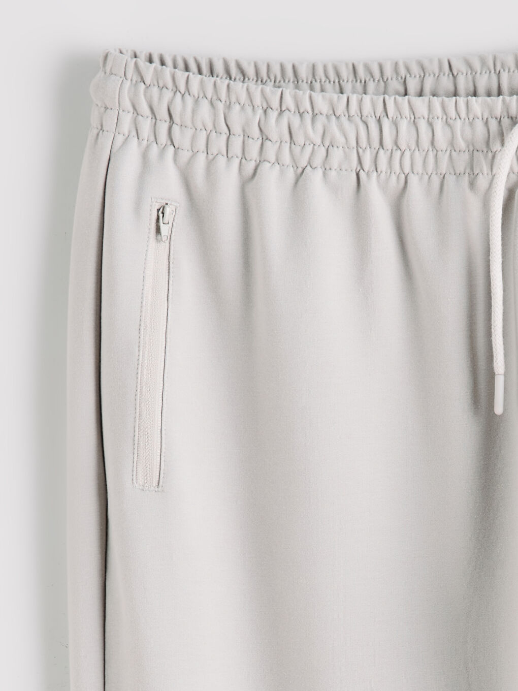 Bej Standart Kalıp Erkek Eşofman Altı-5