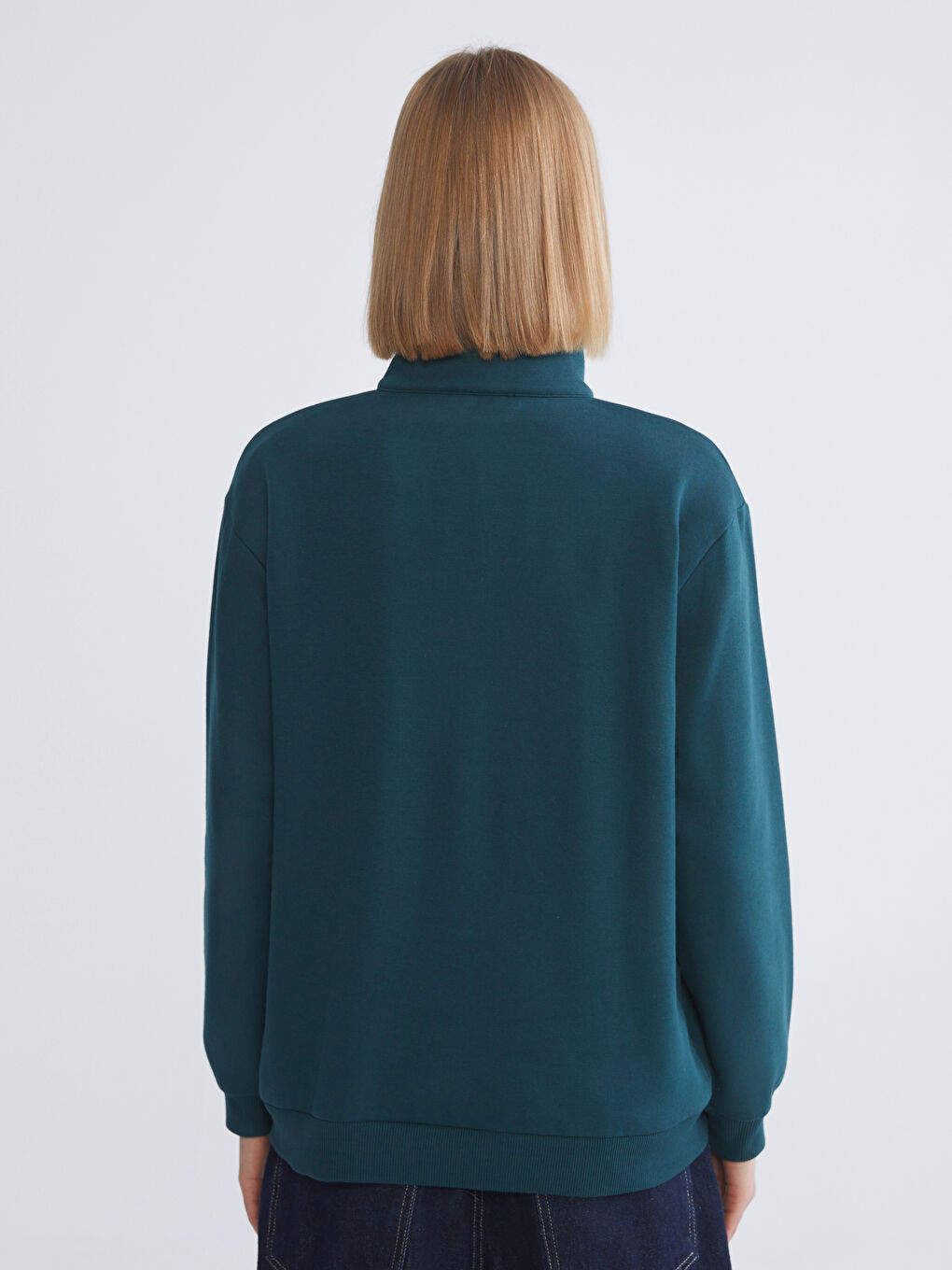 Woman GREEN Sweatshirt-3