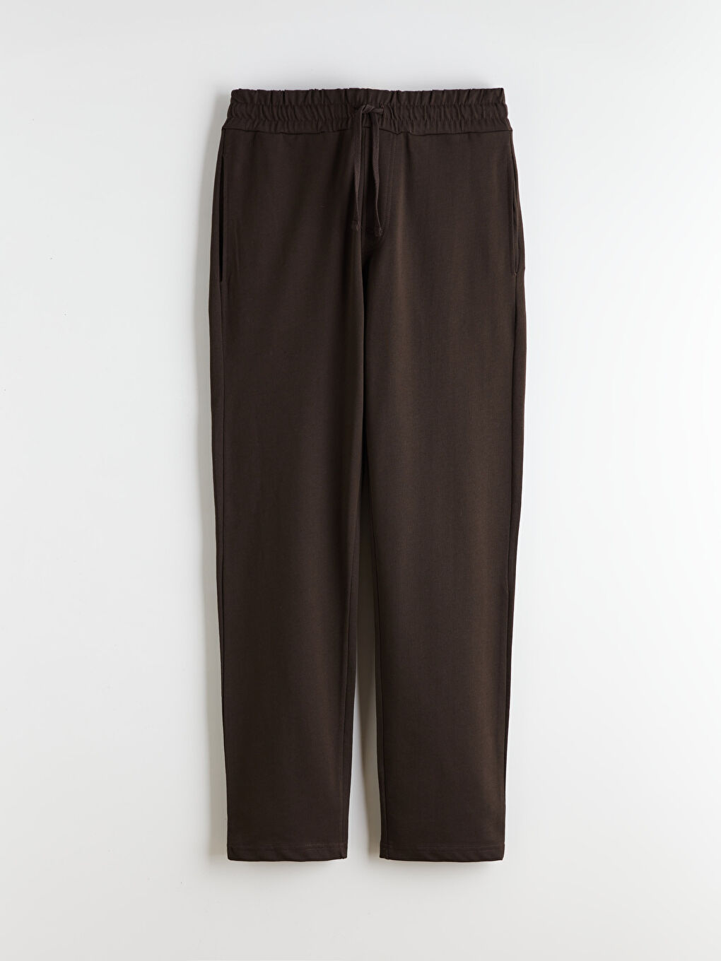 Kahverengi Standart Kalıp Erkek Eşofman Altı-4