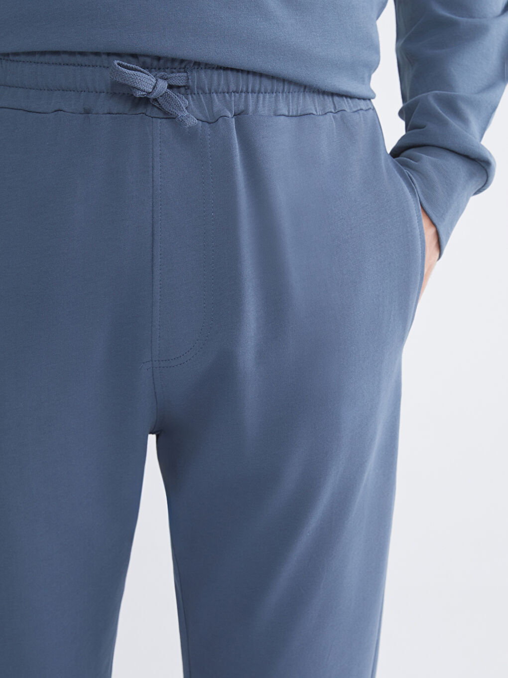 İndigo Standart Kalıp Erkek Eşofman Altı-2