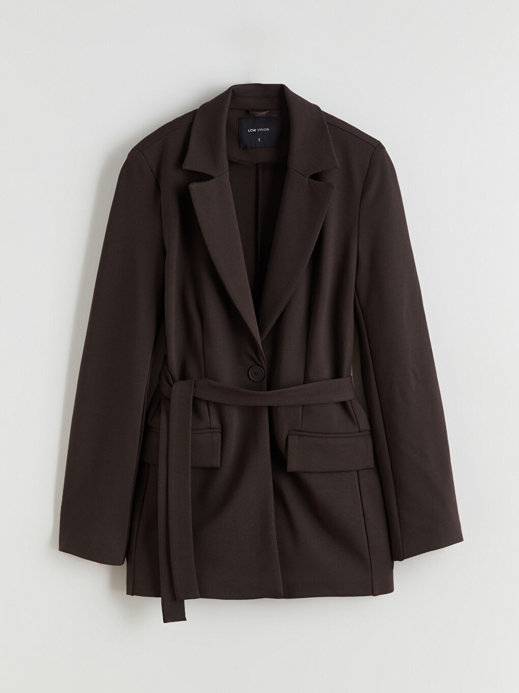 Sako jakna za Ženski sa pojasom-4