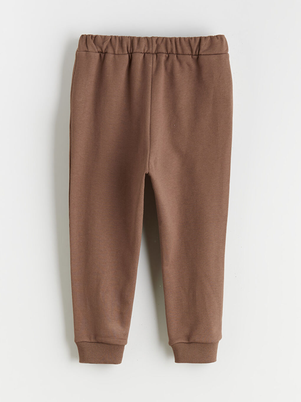 Kahverengi Beli Lastikli Erkek Bebek Jogger Eşofman Alt-1