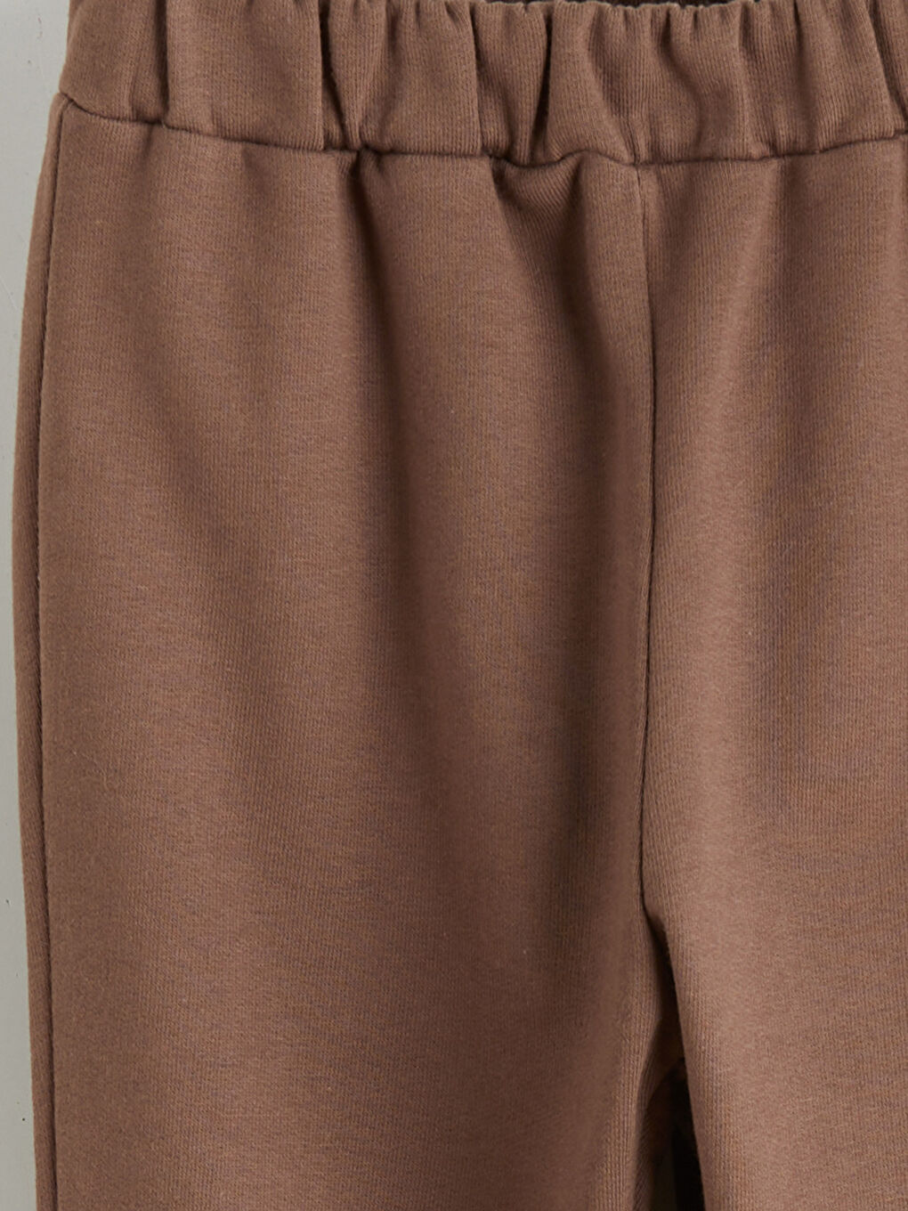 Kahverengi Beli Lastikli Erkek Bebek Jogger Eşofman Alt-2