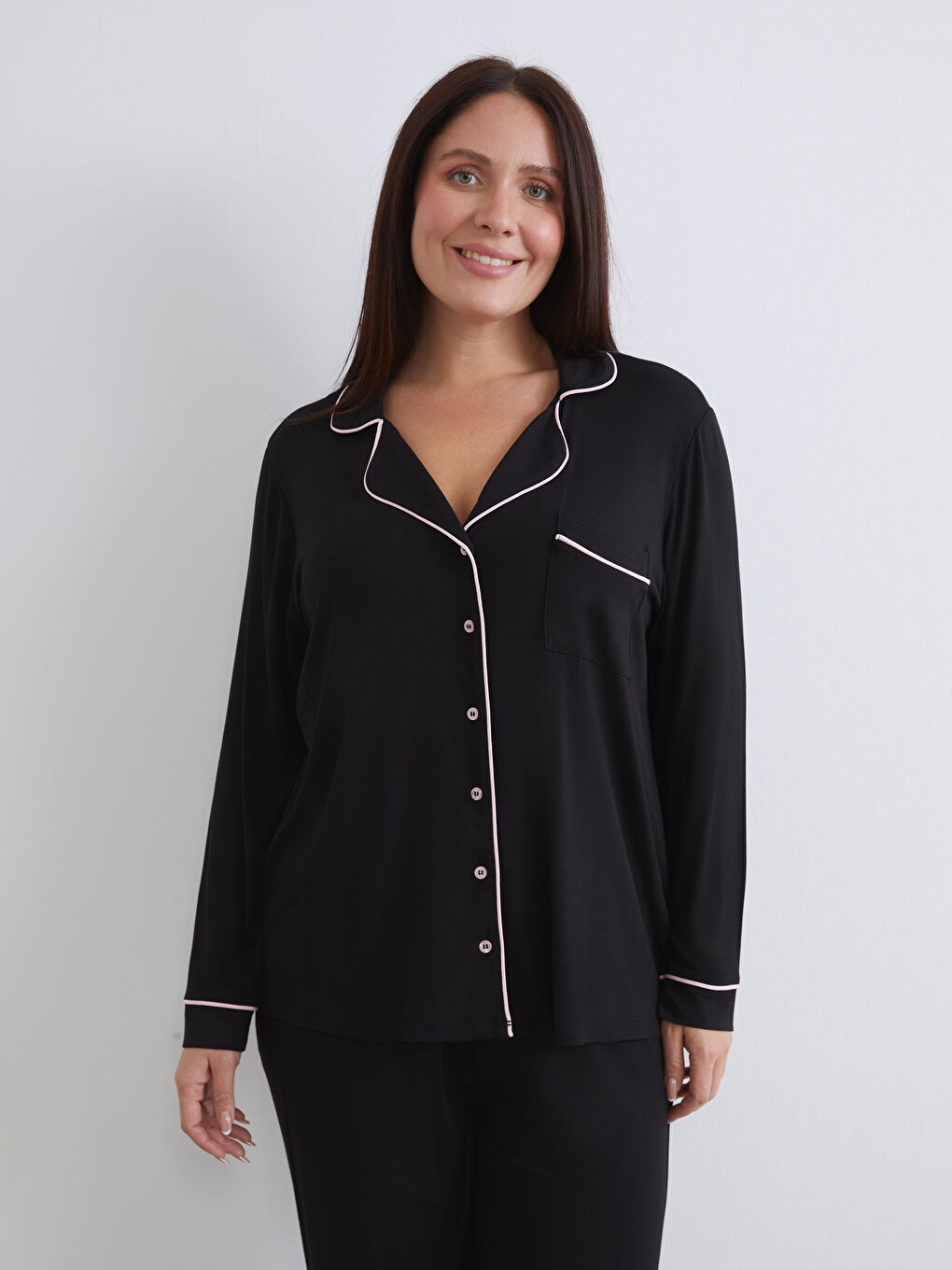 Женщины Черный Пижамный комплект