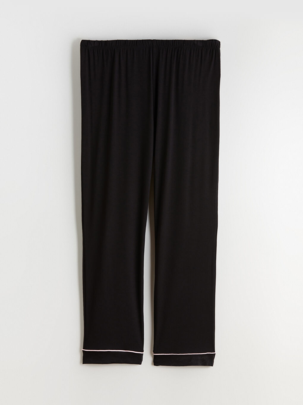 Siyah Gömlek Yaka Kadın Pijama Takımı-6