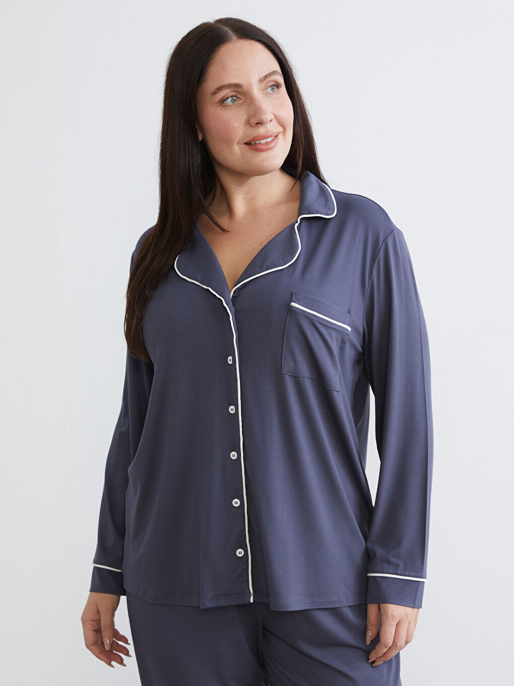 Женщины Индиго Пижамный комплект-1