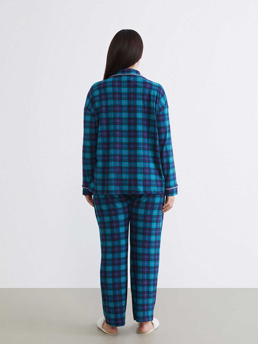 PLAVA Pidžama komplet Žena-3