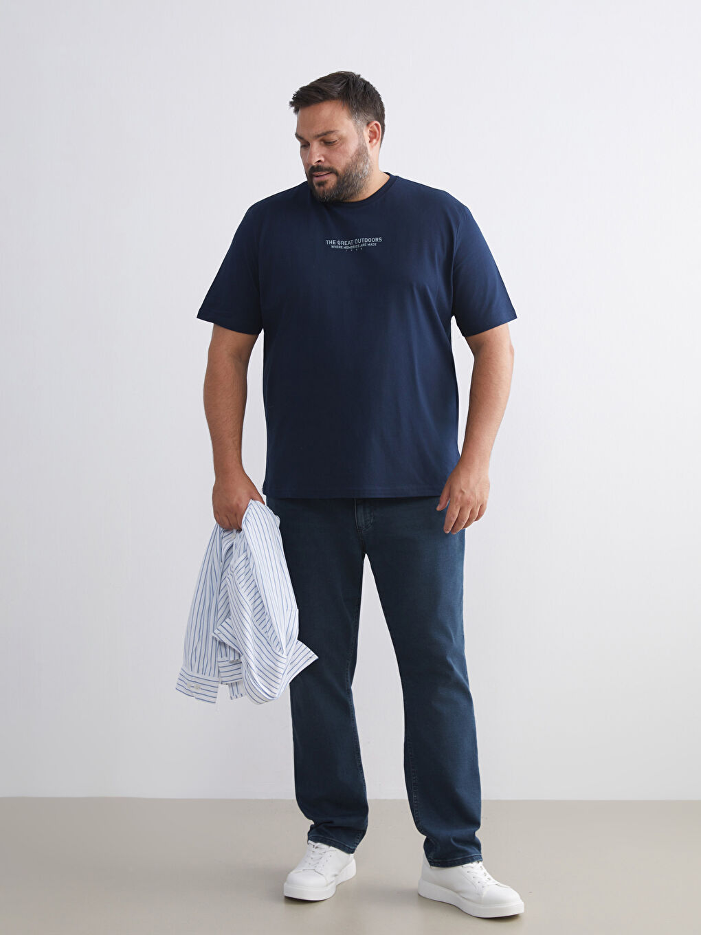 Man NAVY T-Shirt-1