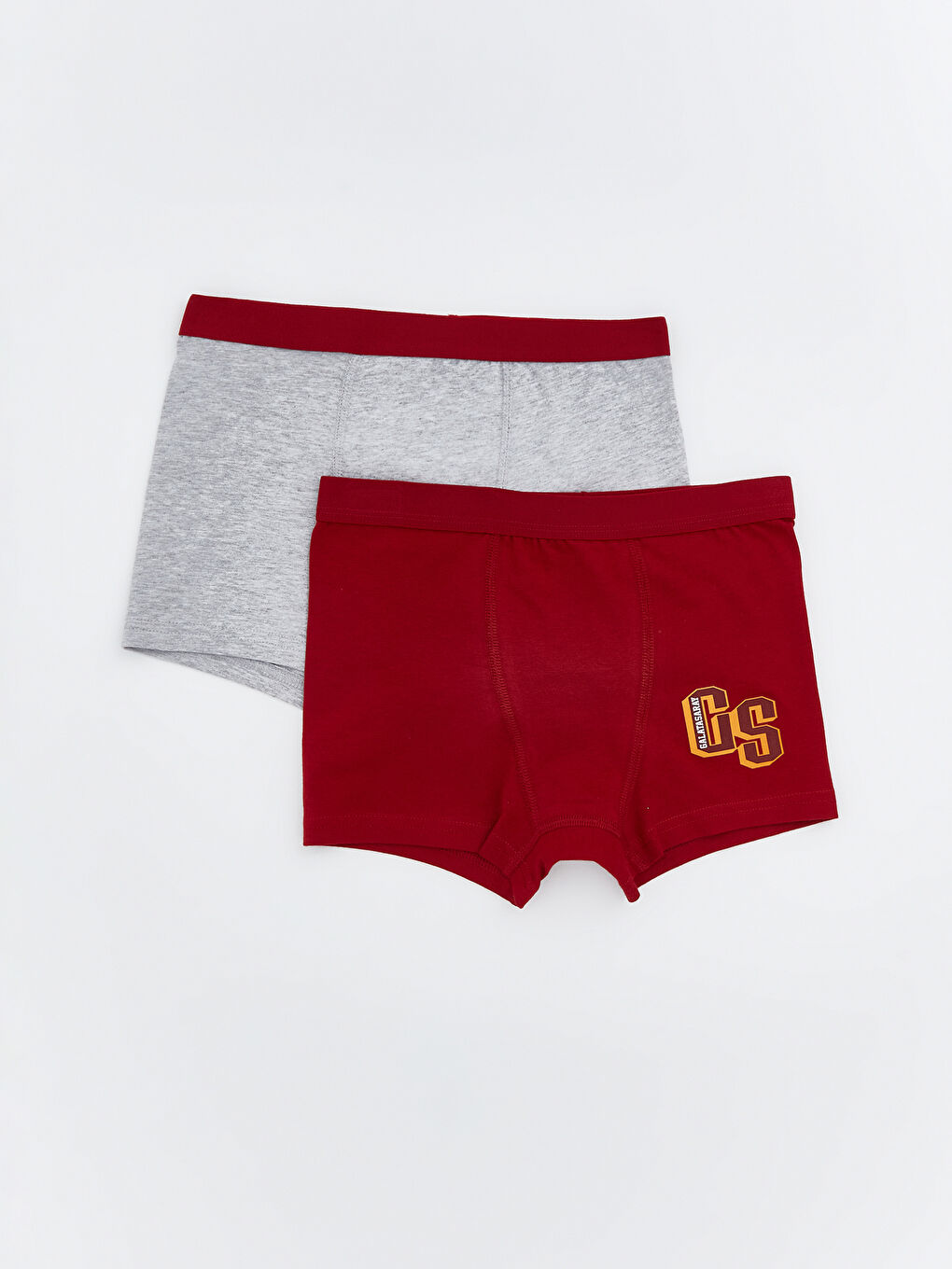 Kırmızı Galatasaray Baskılı Erkek Çocuk Boxer 2'li