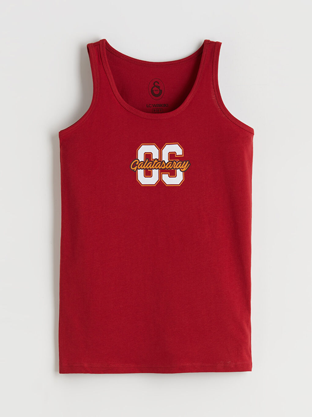 Crew Neck Galatasaray Printed Boys' Vest 2 Pack-3