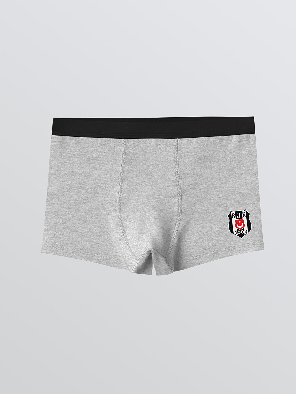 Siyah Beşiktaş Baskılı Erkek Çocuk Boxer 2'li-1
