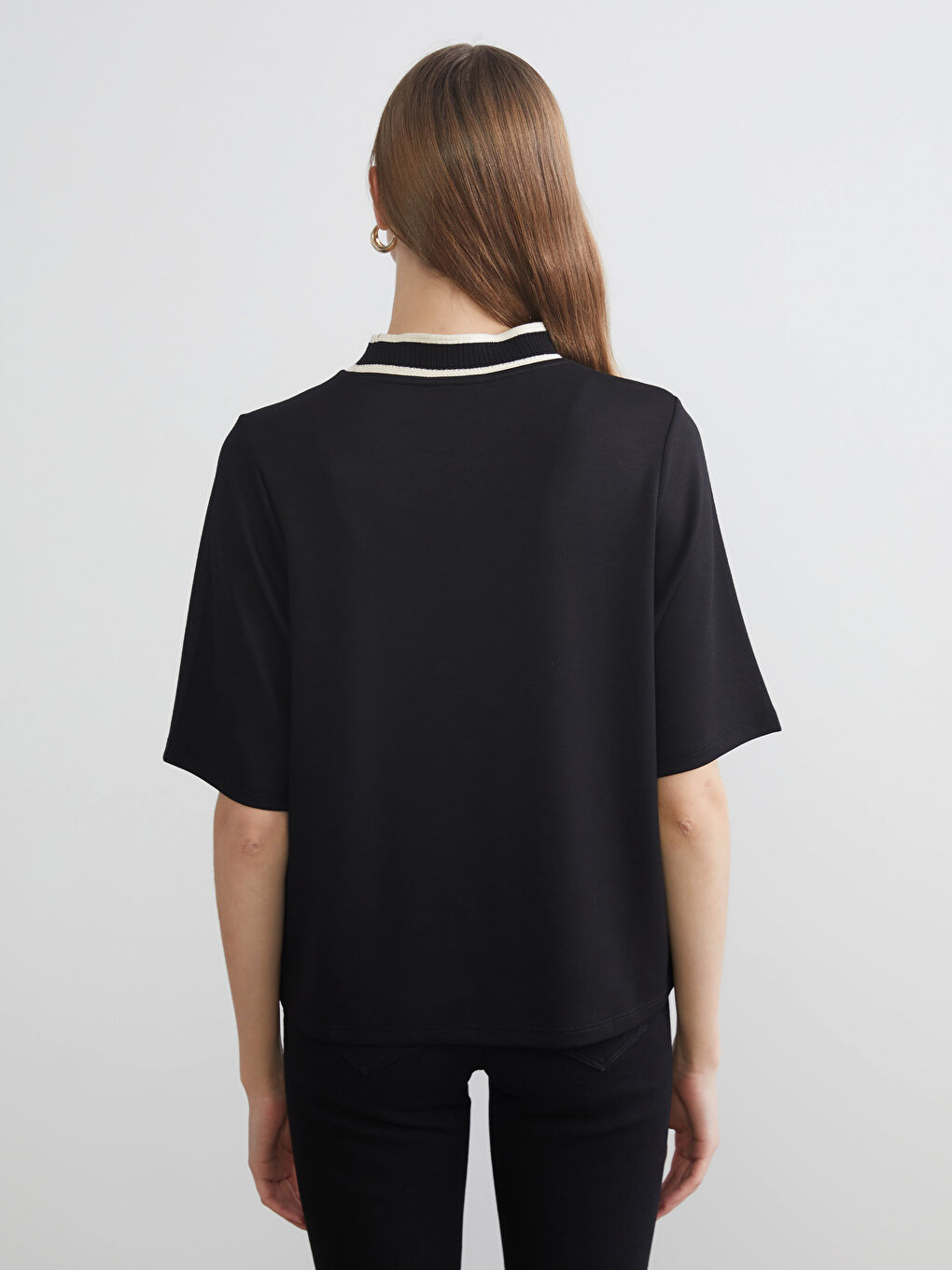Funnel Neck Women's T-Shirt-4