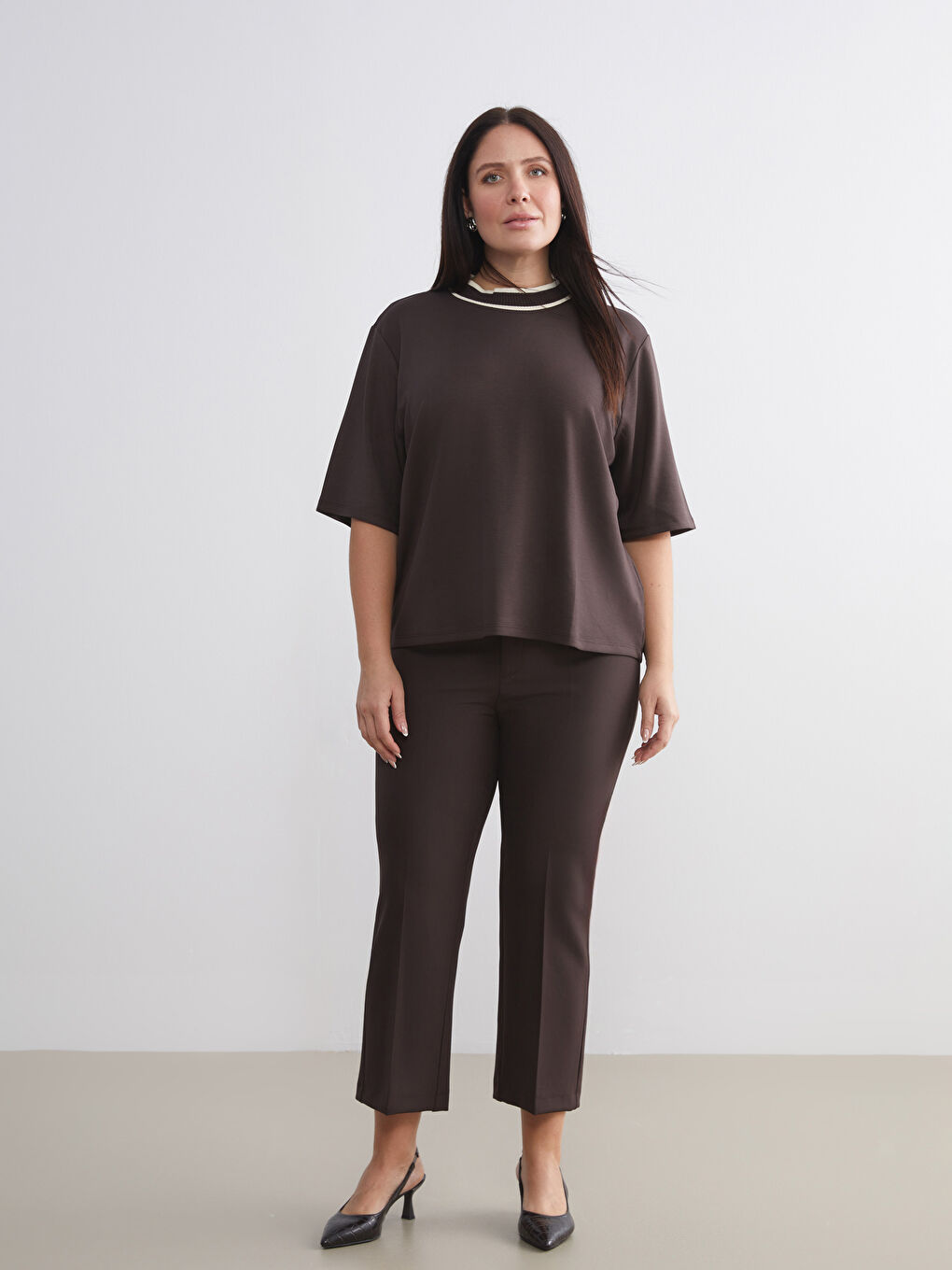 Funnel Neck Women's T-Shirt-5