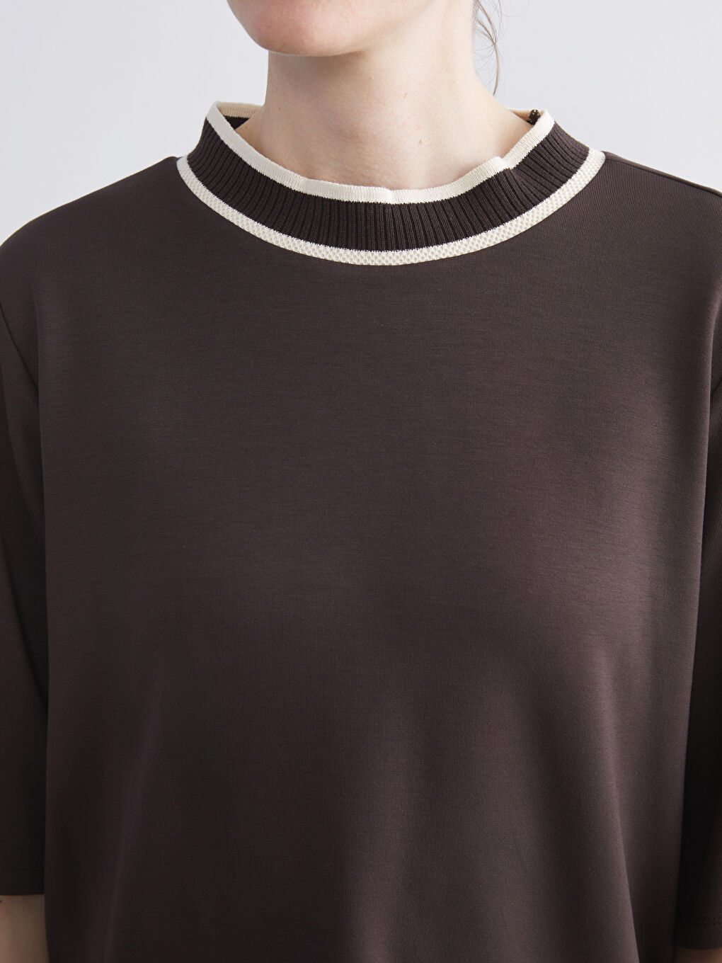 Funnel Neck Women's T-Shirt-3